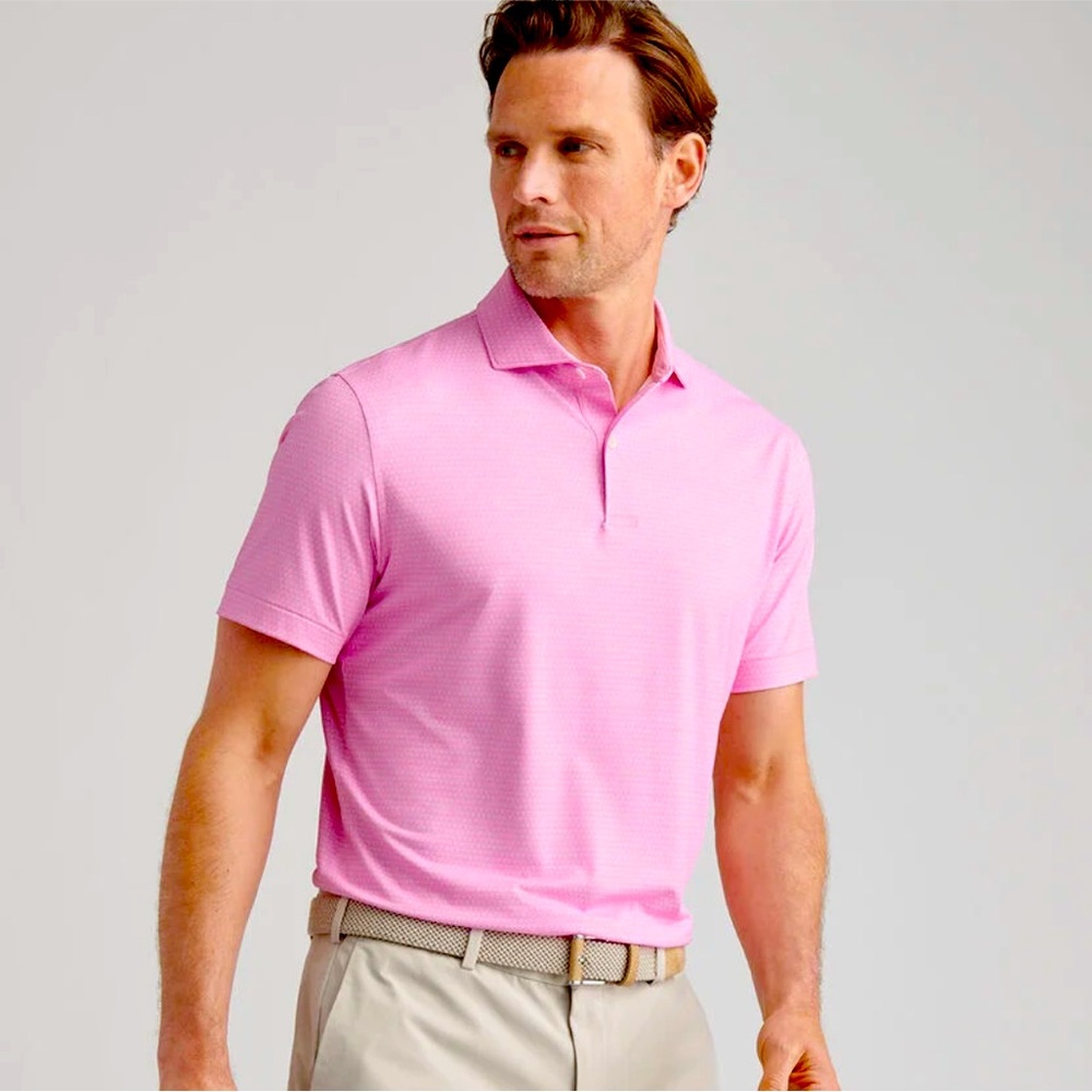 Peter Millar Pink Summer Sensation Golf Polo